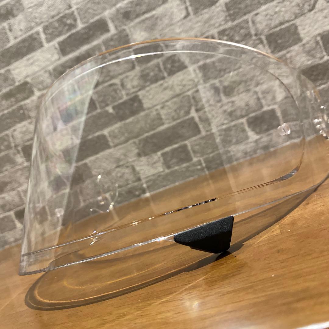 SHOEIGlamsterマットブラックMサイズ ミラーシールドピンロック付き