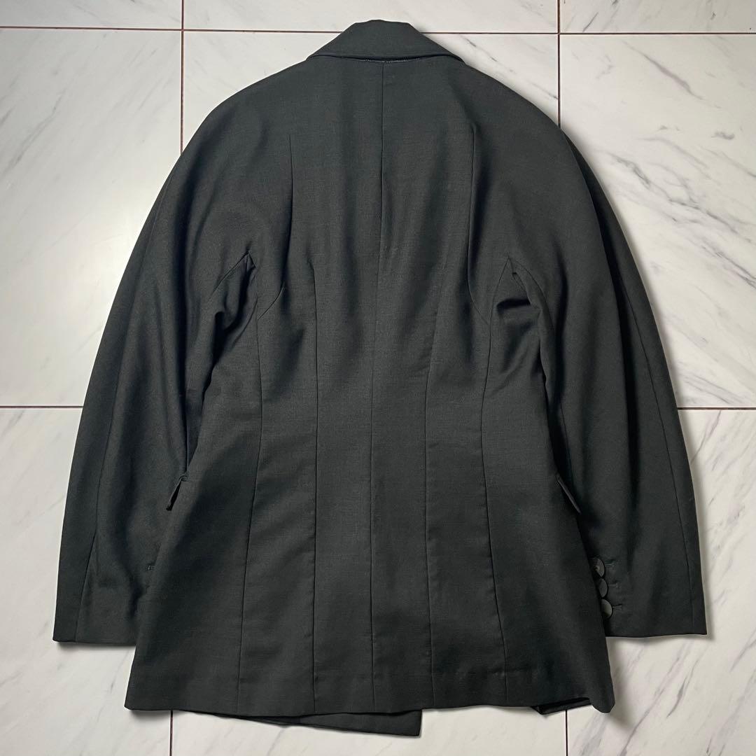 NAMACHEKO テーラード ジャケット ダブル ウール100 ブラック XS
