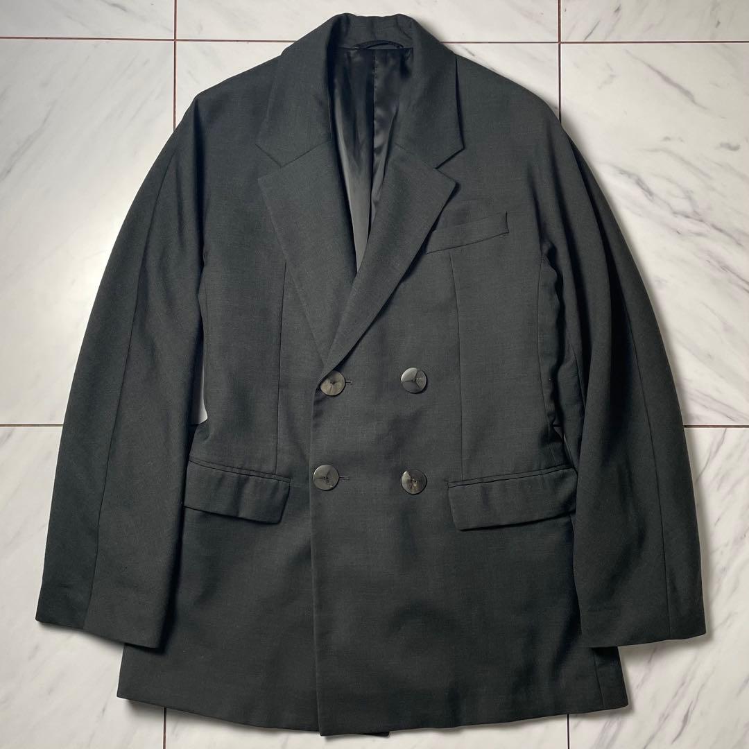 NAMACHEKO テーラード ジャケット ダブル ウール100 ブラック XS