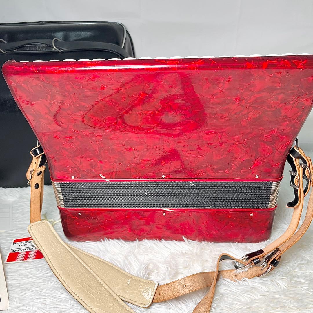 【良品】YAMAHA YA-21 アコーディオン 純正ケース付