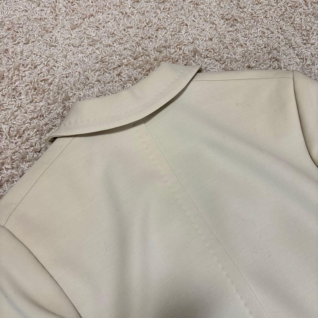 【美品】MaxMara マックスマーラ チェスターコート 白タグ ウール 38