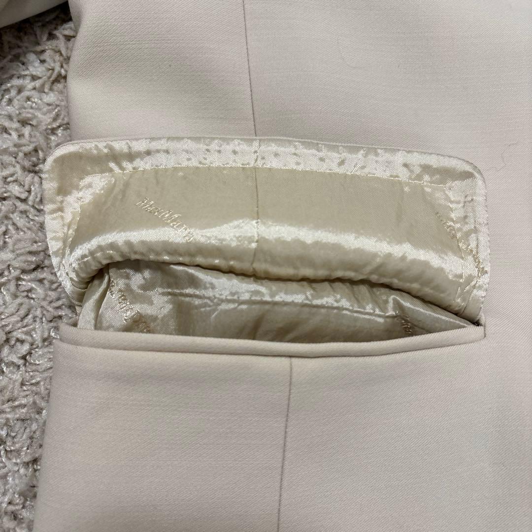 【美品】MaxMara マックスマーラ チェスターコート 白タグ ウール 38