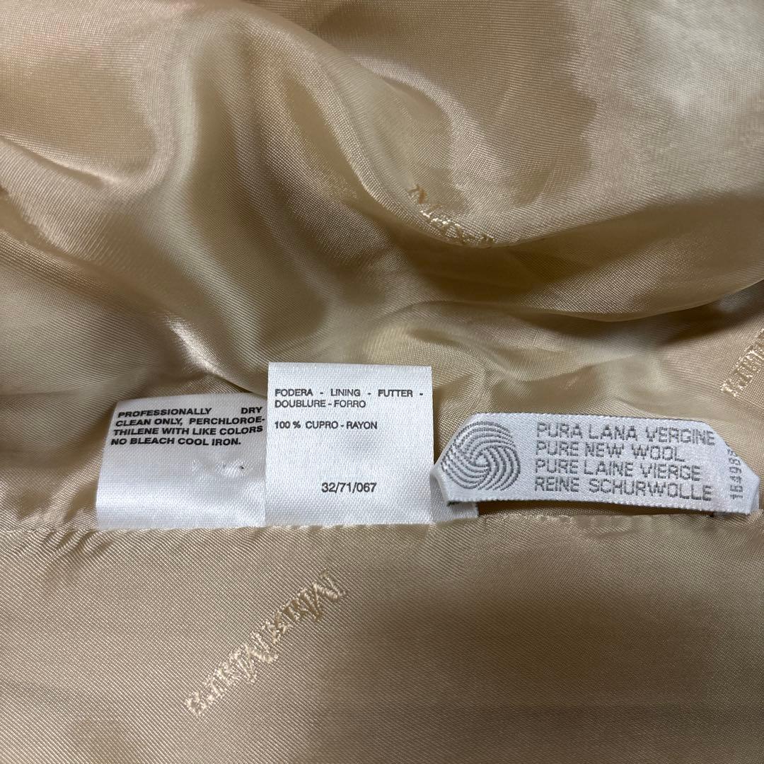 【美品】MaxMara マックスマーラ チェスターコート 白タグ ウール 38