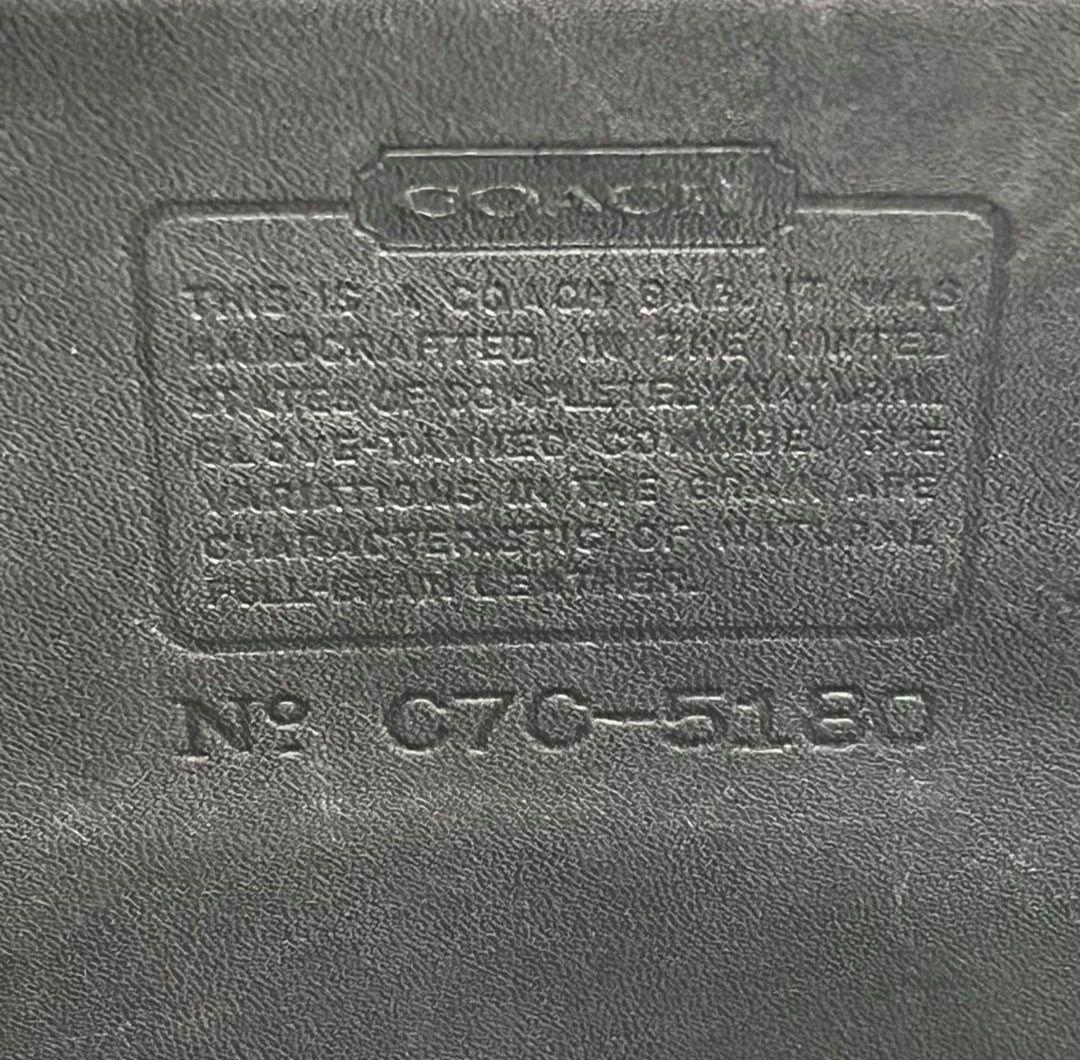 バッグ COACH 5180 Leather Satchel Shoulder Bag