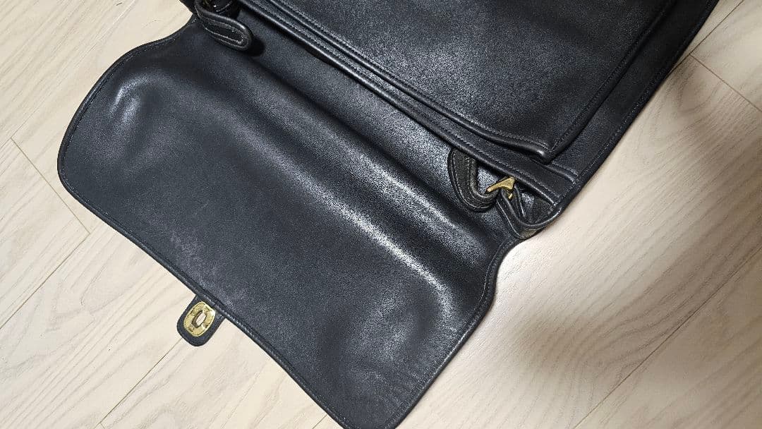 バッグ COACH 5180 Leather Satchel Shoulder Bag