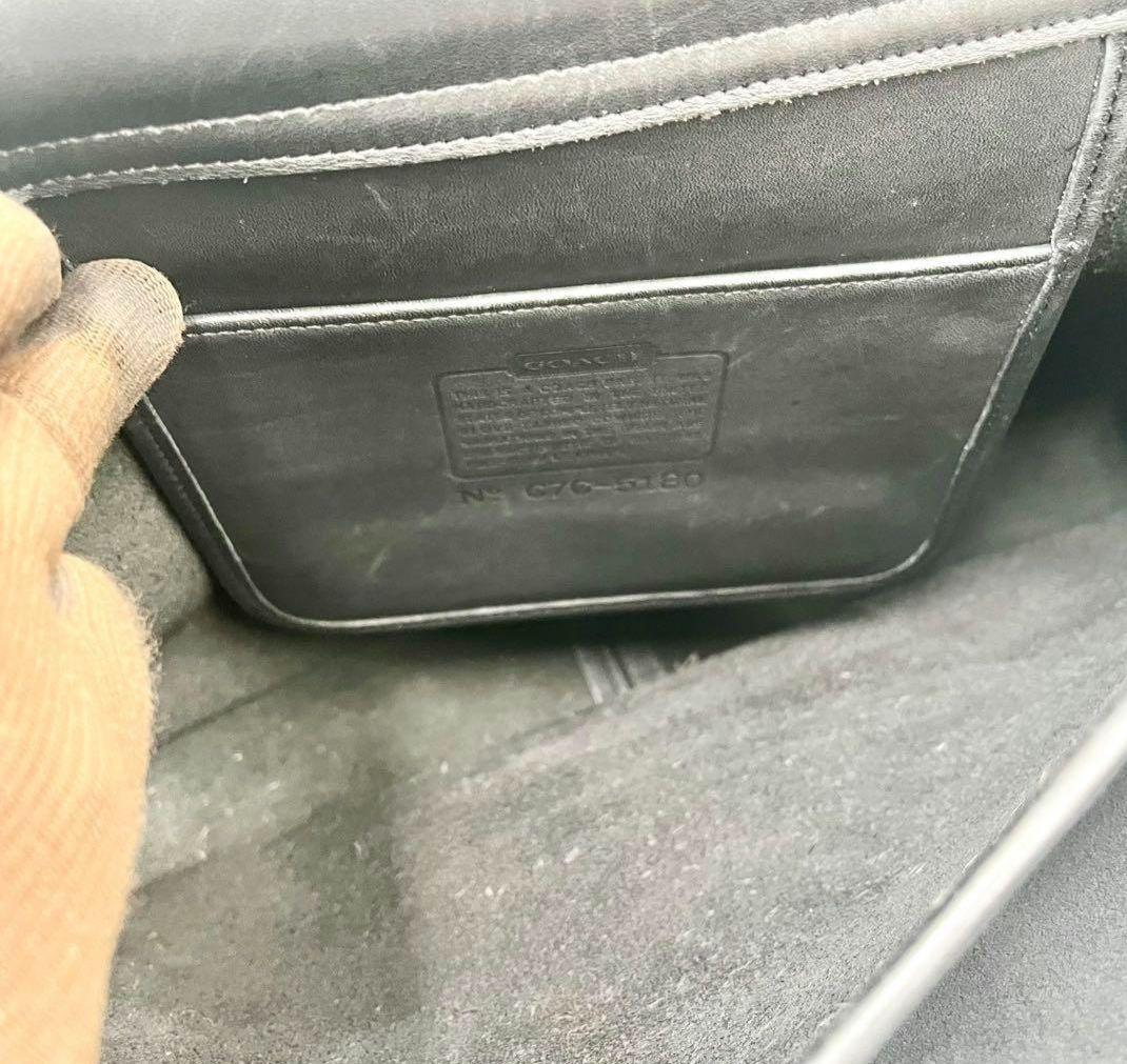 バッグ COACH 5180 Leather Satchel Shoulder Bag