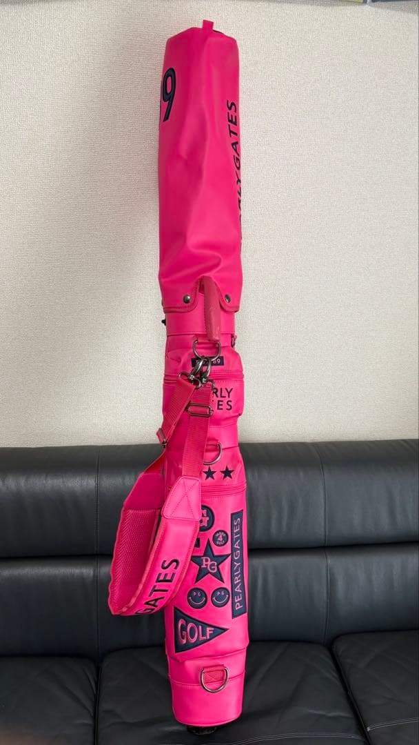 パーリーゲイツ 46インチ対応　セルフスタンド　クラブケース　ピンク