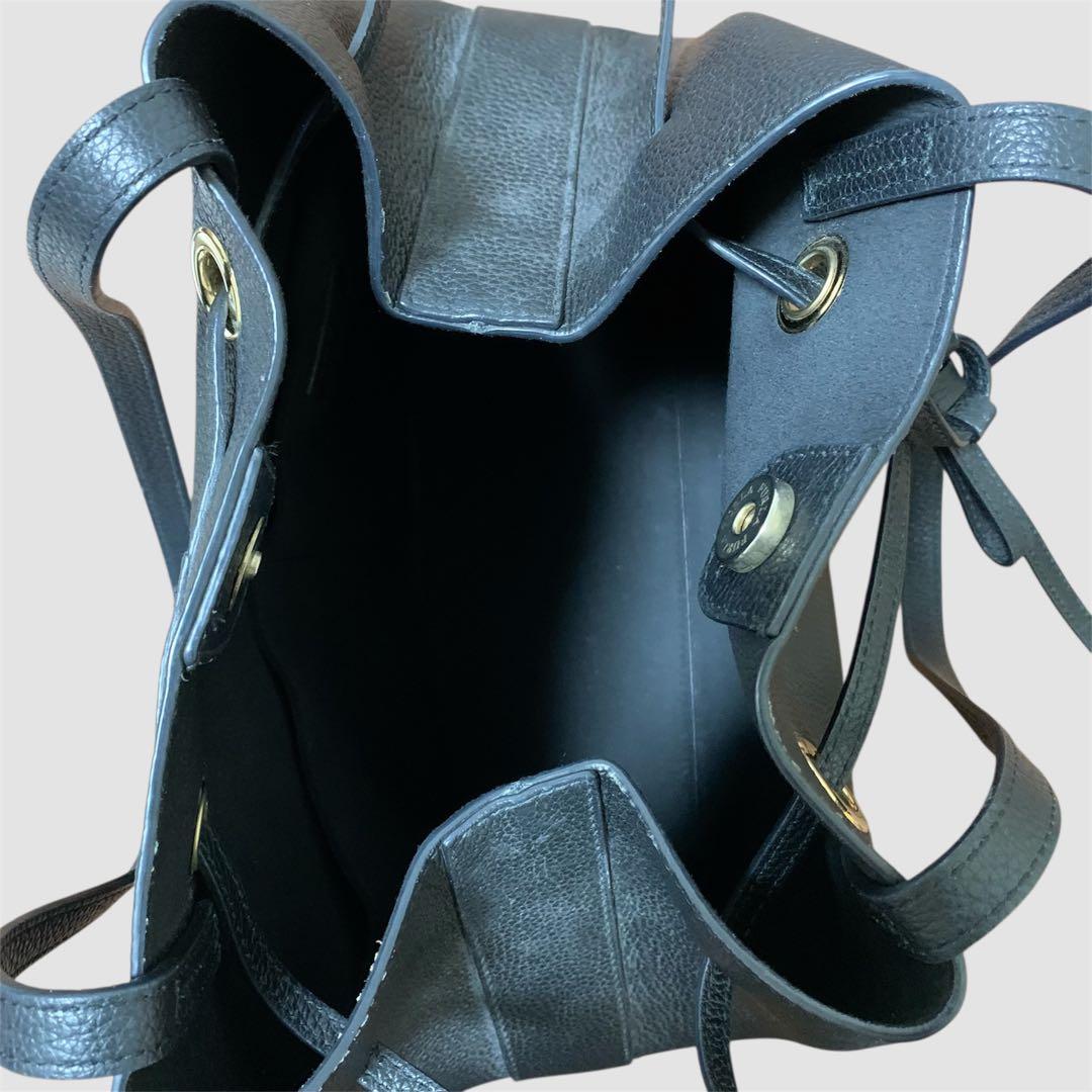 ️良品★FURLAフルラ★コスタンザ 巾着バケットトートバッグ 大容量A4収納可