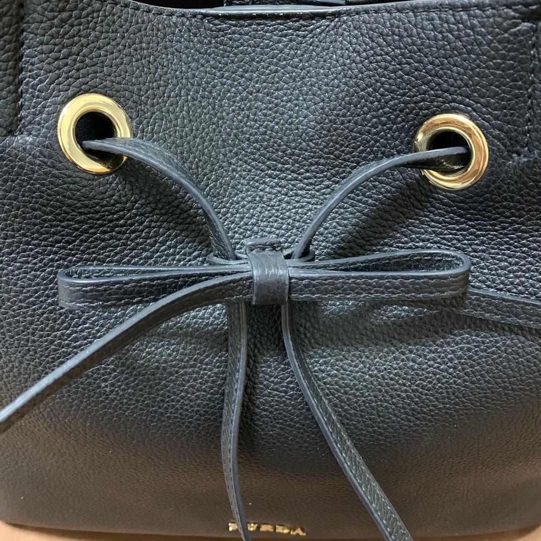 ️良品★FURLAフルラ★コスタンザ 巾着バケットトートバッグ 大容量A4収納可