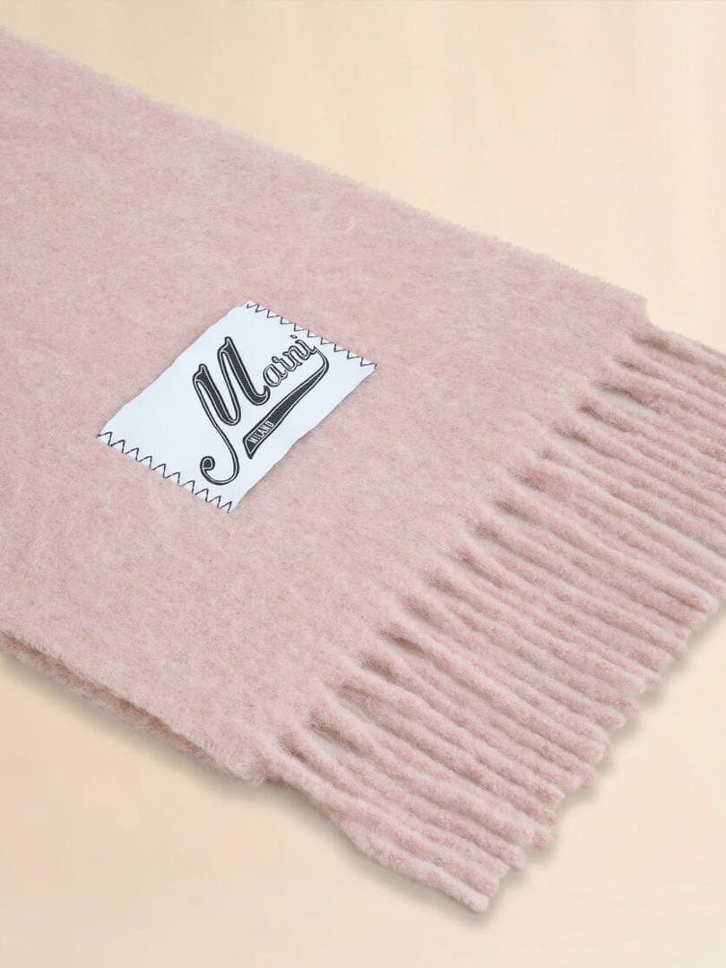 Mami マルニ　アルパカ製　マフラー　pink