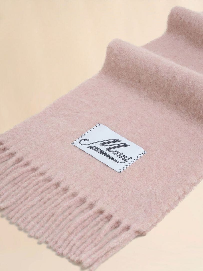 Mami マルニ　アルパカ製　マフラー　pink