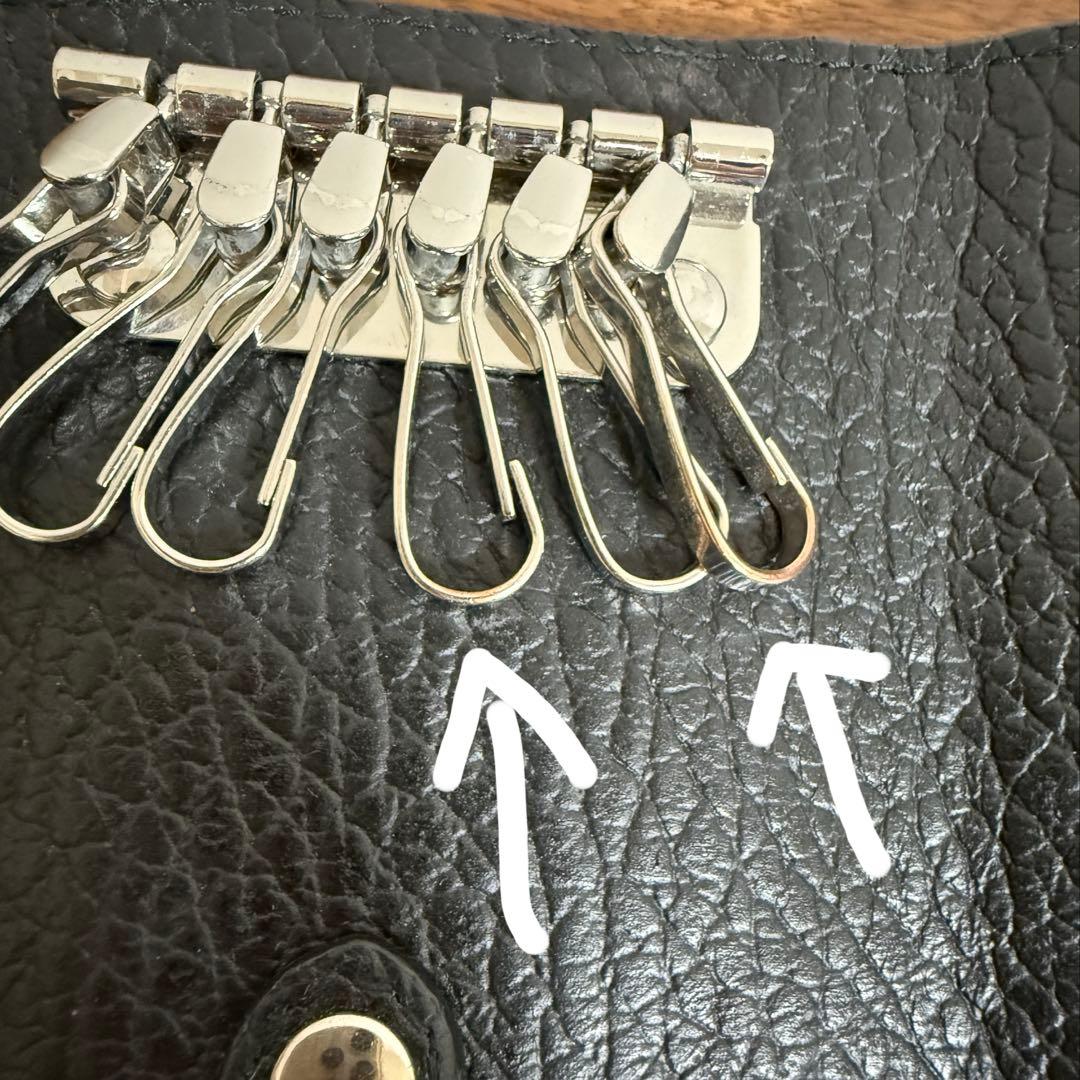 【美品】Maison Margiela レザーキーケース 黒 箱あり 即購入可