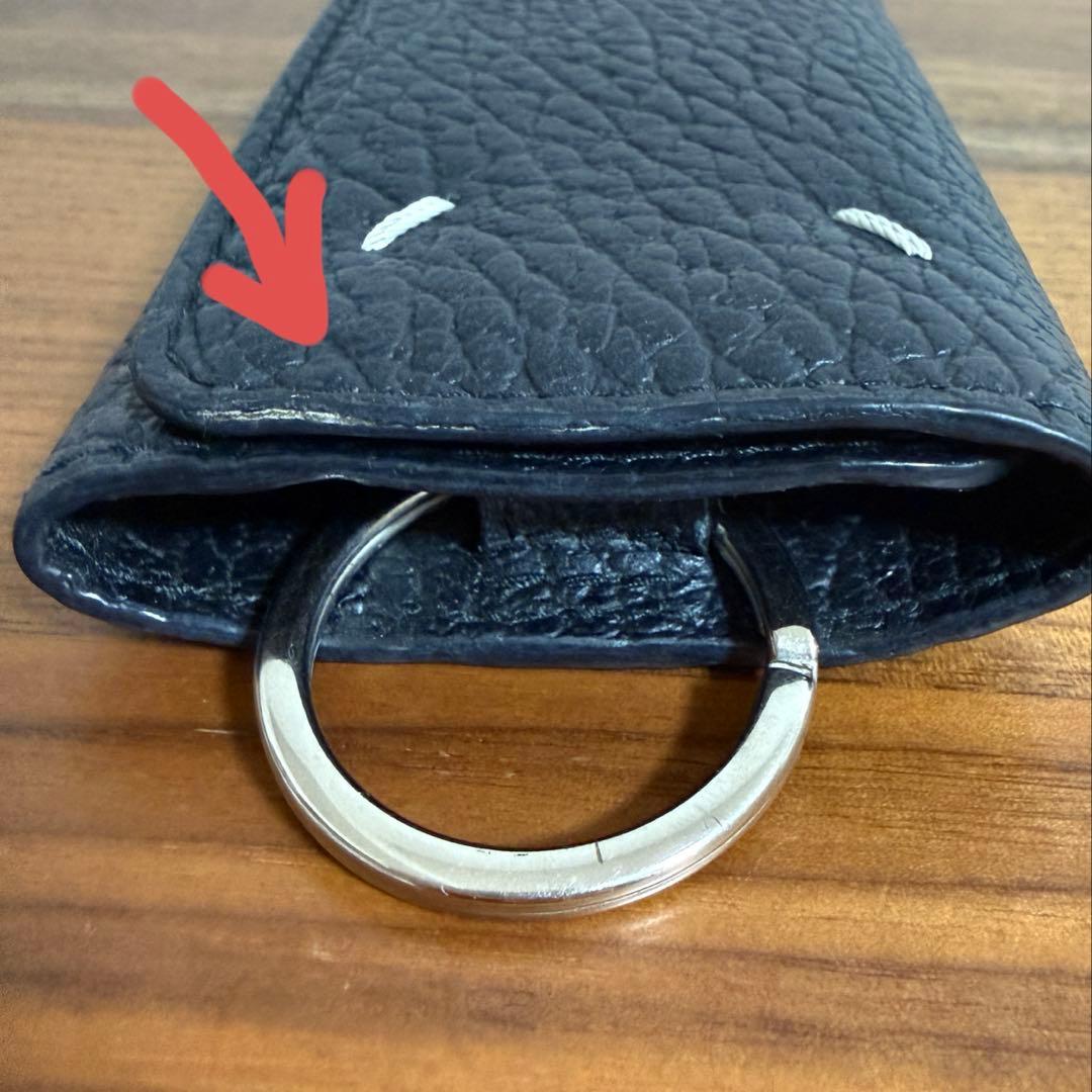 【美品】Maison Margiela レザーキーケース 黒 箱あり 即購入可