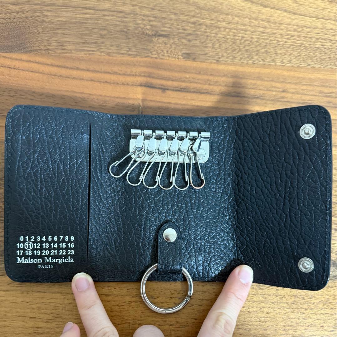 【美品】Maison Margiela レザーキーケース 黒 箱あり 即購入可