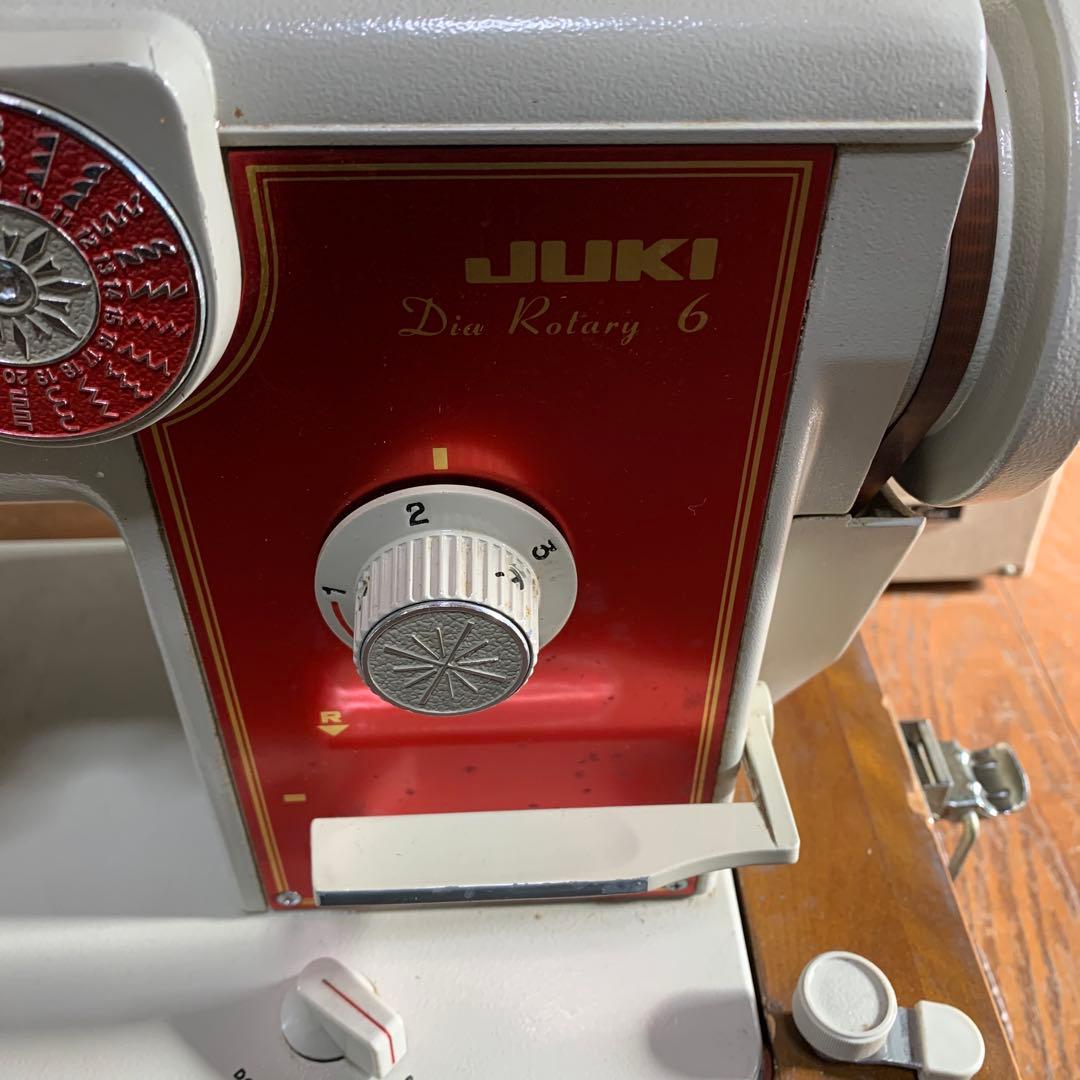 JUKI　レトロ　ミシン　ロータリー6