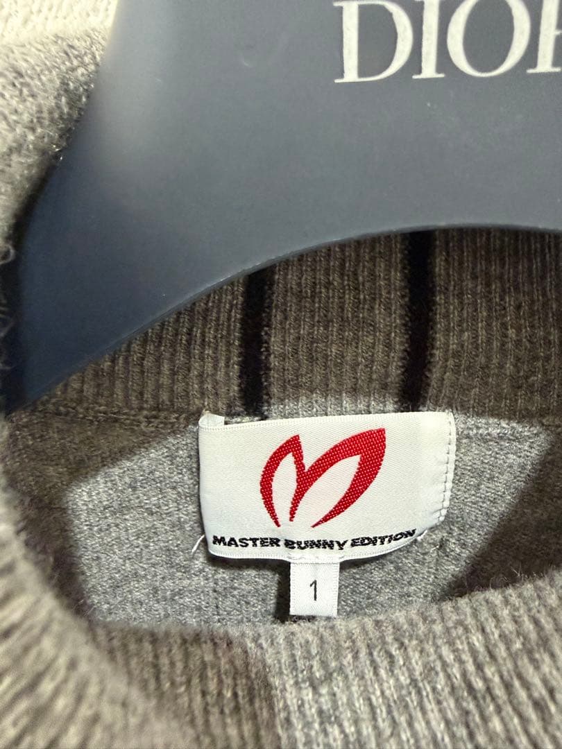 マスターバニー　カシミヤハイネックセーター　グレー　Ｍ