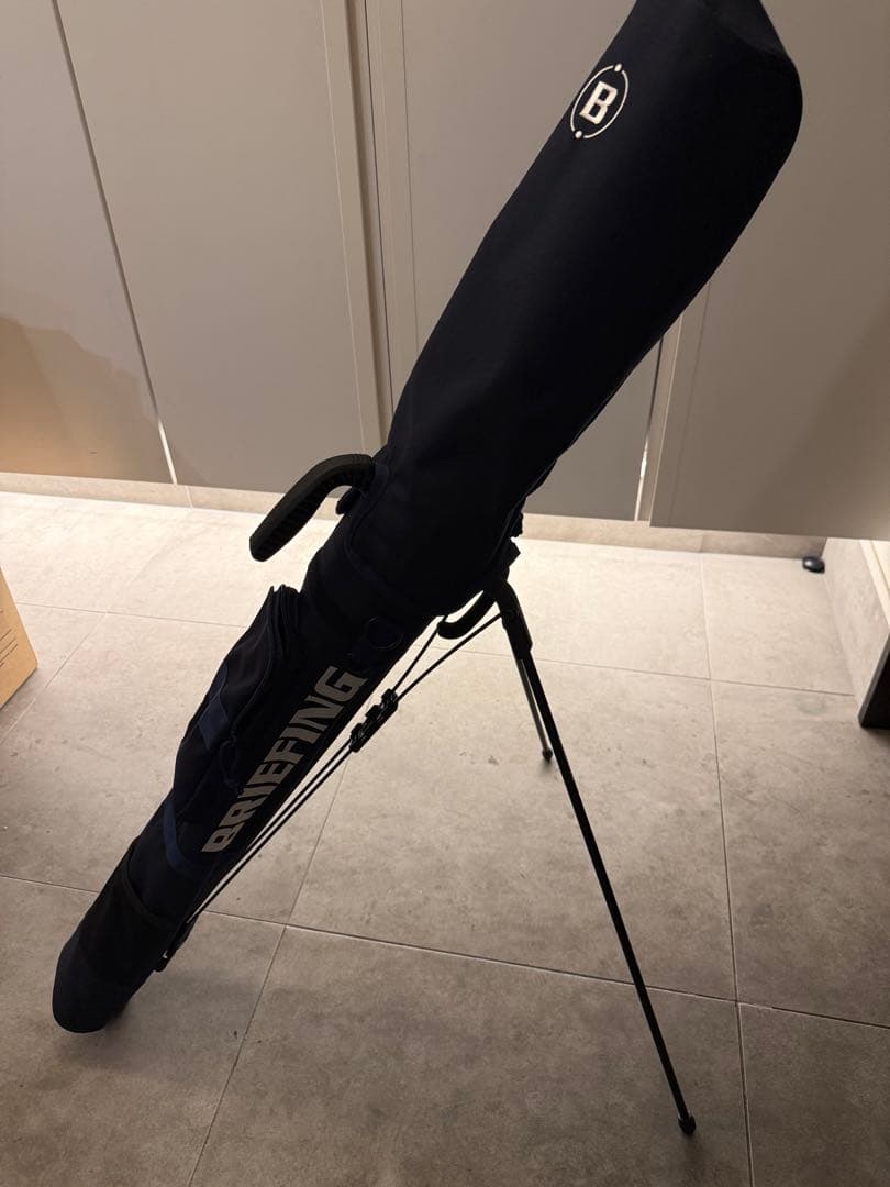 BRIEFING ネイビー セルフスタンドバッグ