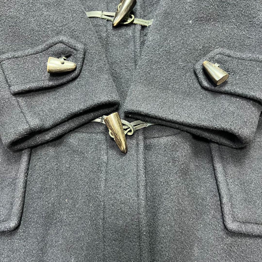 バーバリー　スペシャリティダッフル　コート　ネイビー　ノバチェック XL相当