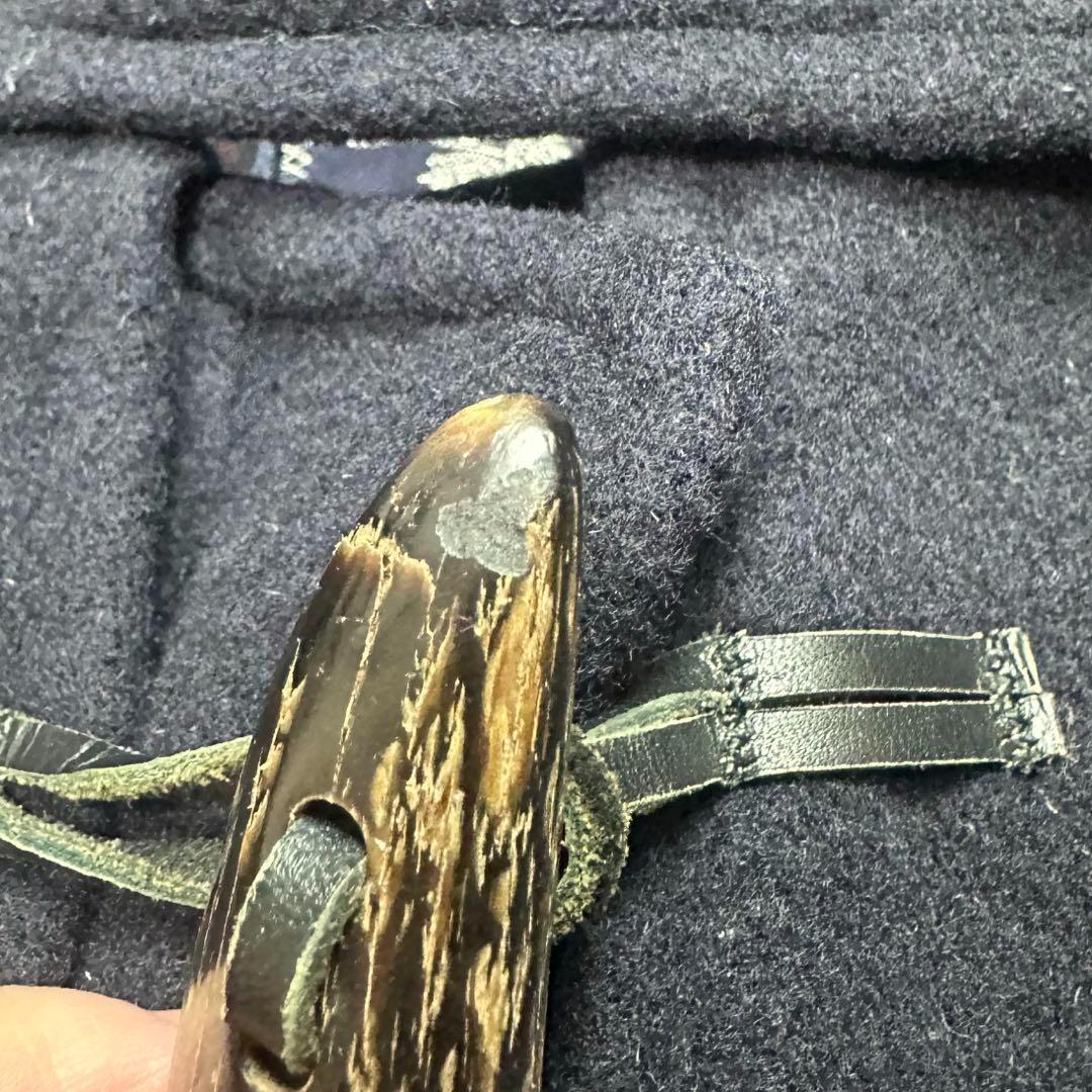 バーバリー　スペシャリティダッフル　コート　ネイビー　ノバチェック XL相当