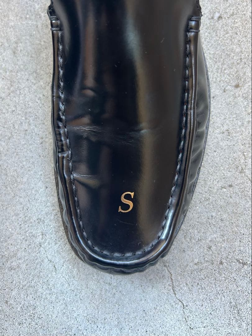 靴 Acne Studios Black Leather Loafers 41
