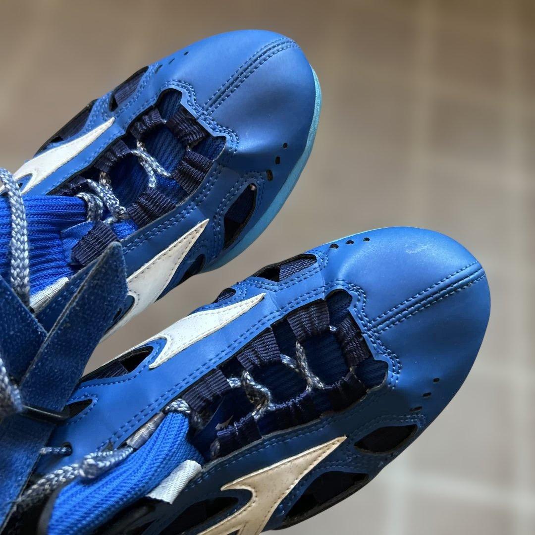 Mizuno 陸上競技用スパイクシューズ 青　25センチ