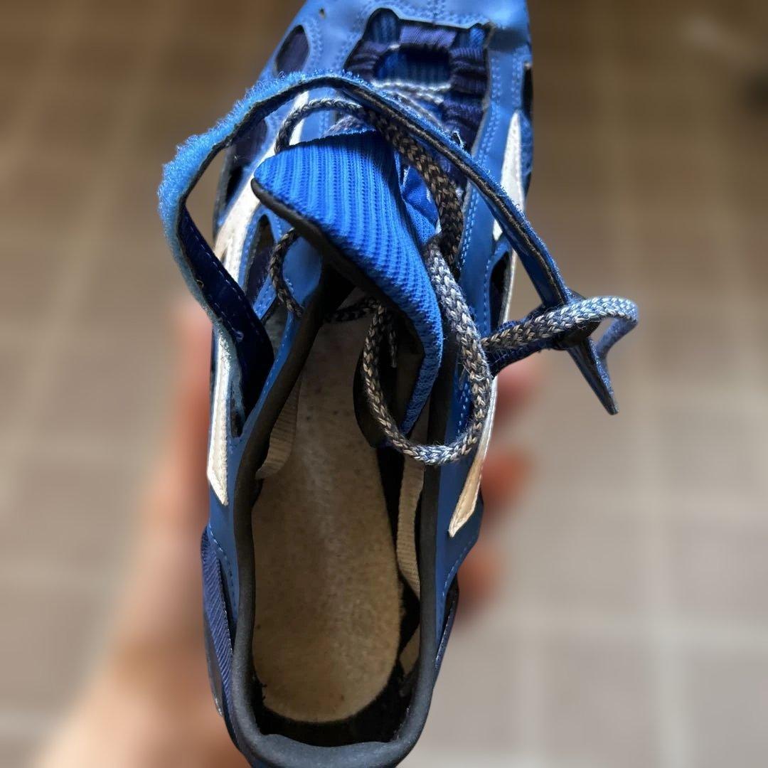 Mizuno 陸上競技用スパイクシューズ 青　25センチ