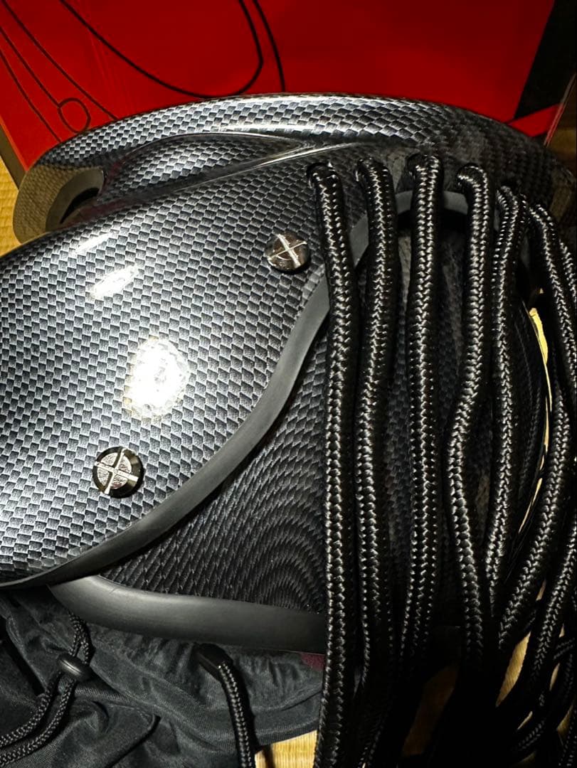 プレデター ヘルメット カーボンファイバー風