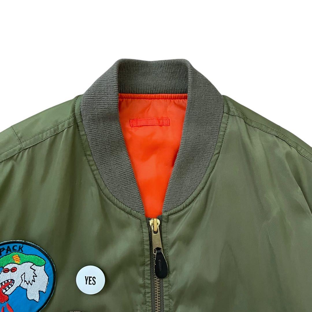 【Remake】Vintage 90s MA-1 フライトジャケット ワッペン付