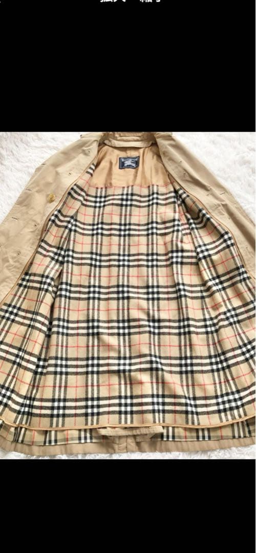 【BURBERRY バーバリー】トレンチコート ウールライナー ノバチェック