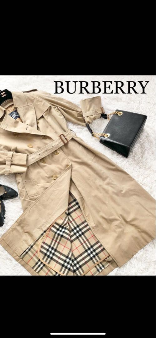 【BURBERRY バーバリー】トレンチコート ウールライナー ノバチェック
