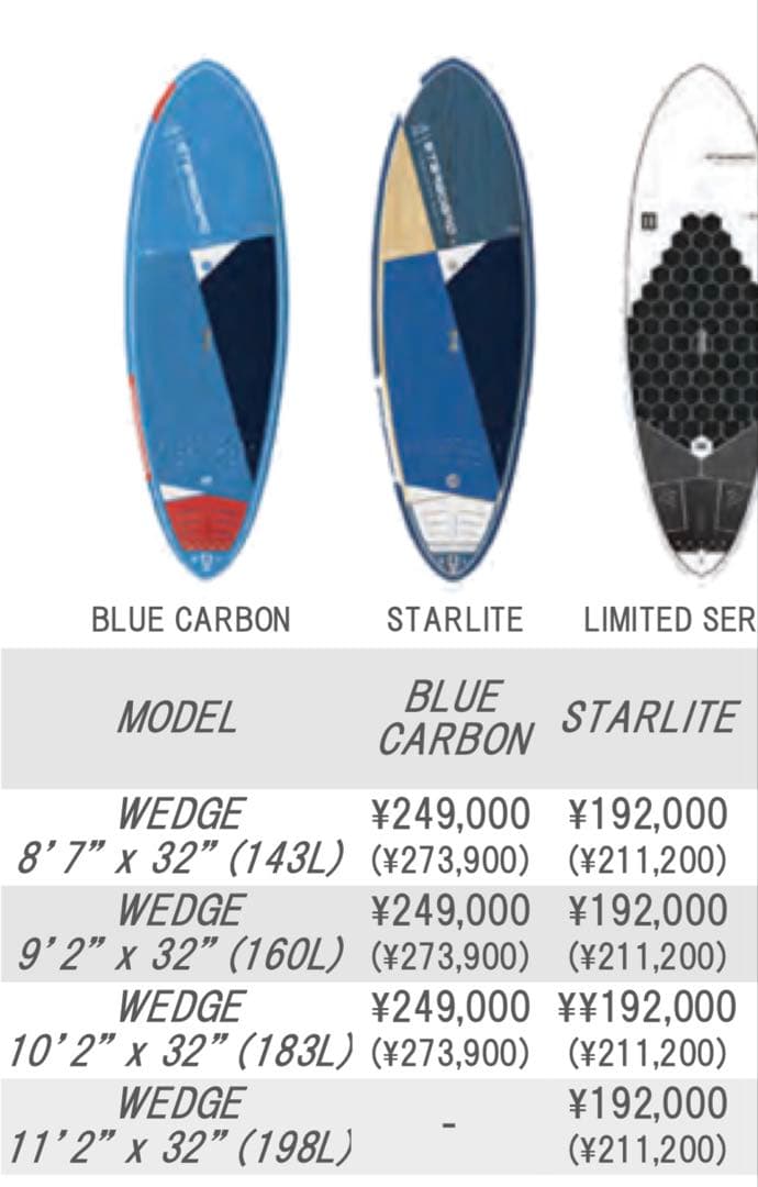 starboard wedge 9’2\"×32\" 新品未使用品