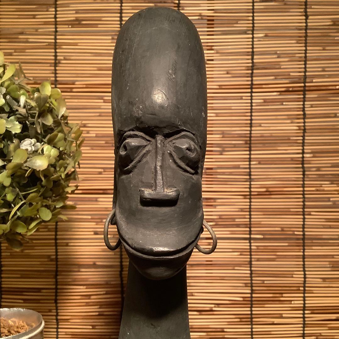 16世紀・エチオピア少数民族「魔除礼拝木彫像」除霊・精霊・生霊・アミニズム・木彫