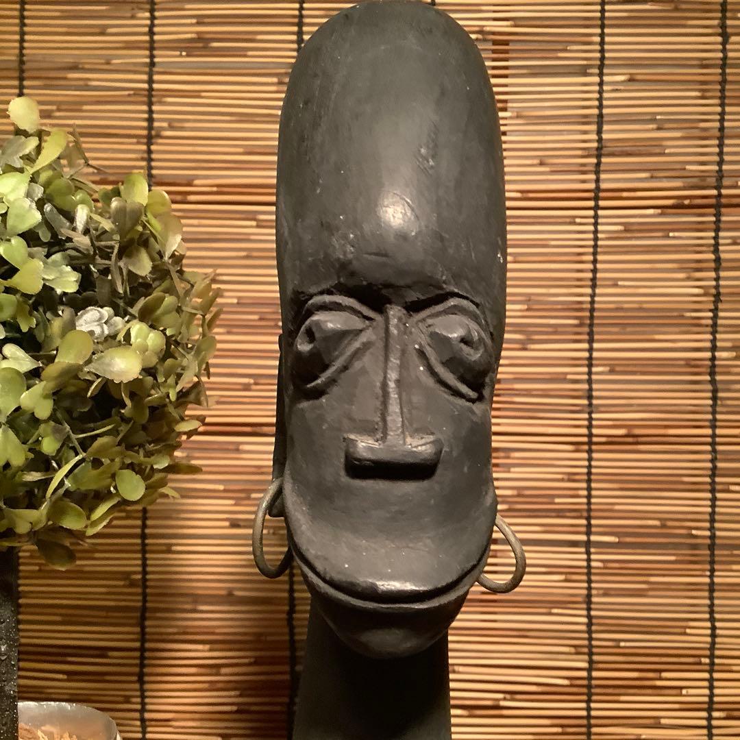 16世紀・エチオピア少数民族「魔除礼拝木彫像」除霊・精霊・生霊・アミニズム・木彫