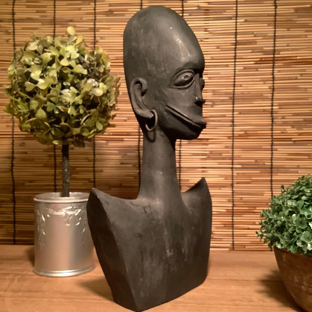 16世紀・エチオピア少数民族「魔除礼拝木彫像」除霊・精霊・生霊・アミニズム・木彫