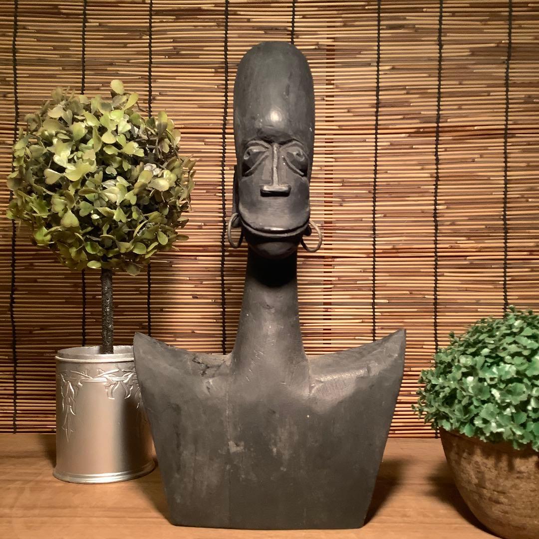 16世紀・エチオピア少数民族「魔除礼拝木彫像」除霊・精霊・生霊・アミニズム・木彫