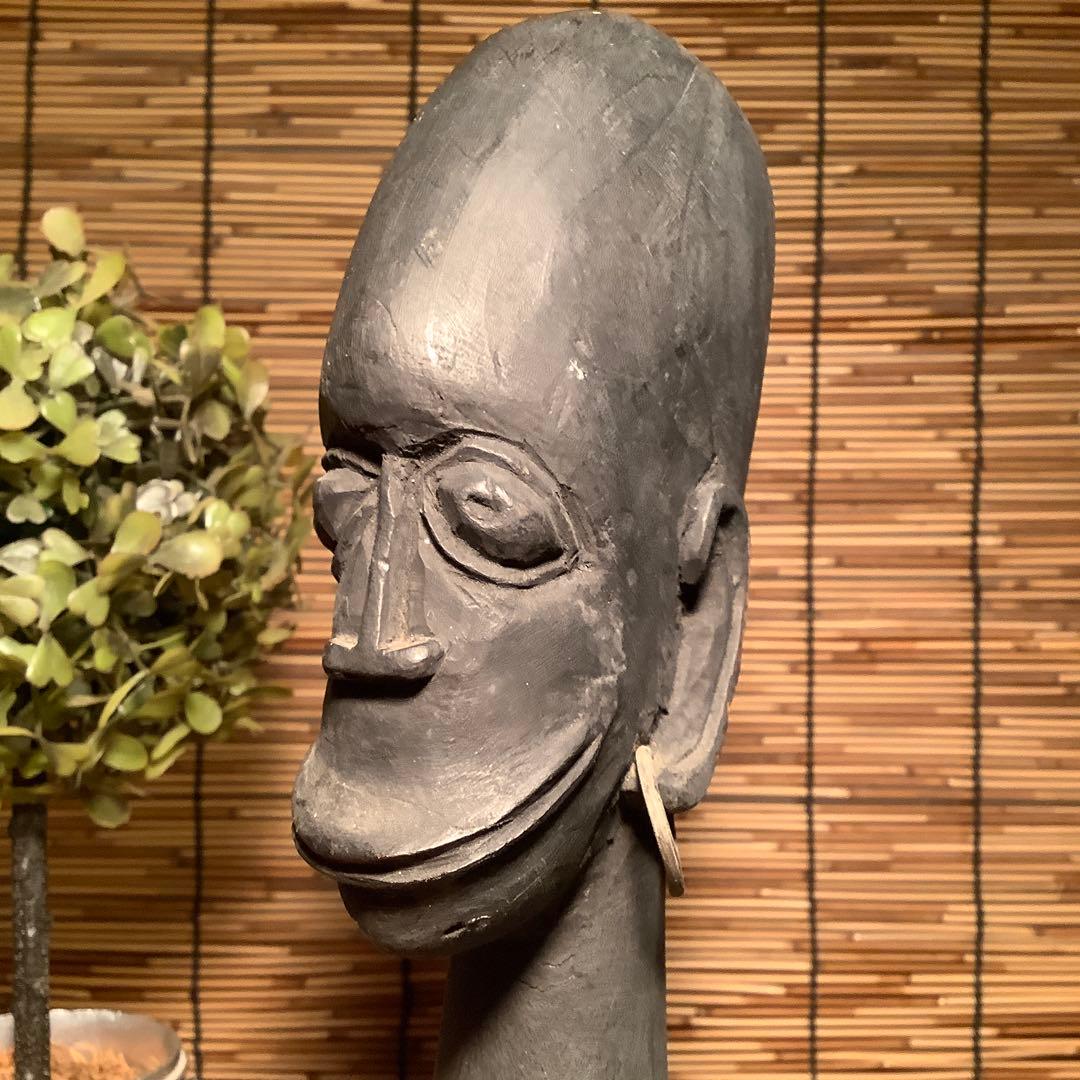 16世紀・エチオピア少数民族「魔除礼拝木彫像」除霊・精霊・生霊・アミニズム・木彫