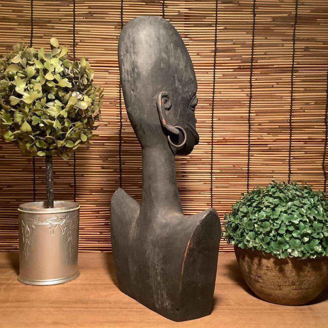 16世紀・エチオピア少数民族「魔除礼拝木彫像」除霊・精霊・生霊・アミニズム・木彫