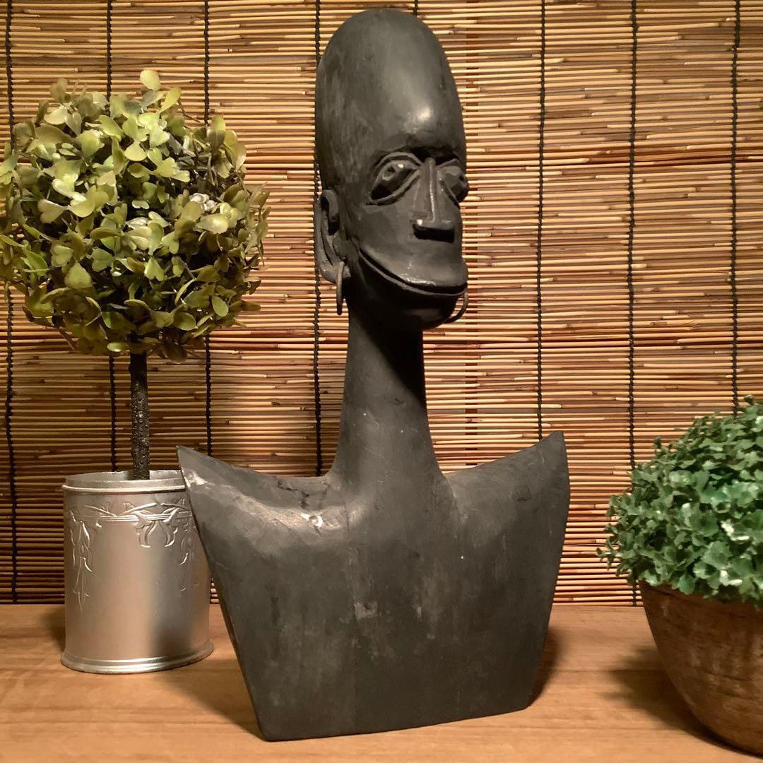 16世紀・エチオピア少数民族「魔除礼拝木彫像」除霊・精霊・生霊・アミニズム・木彫