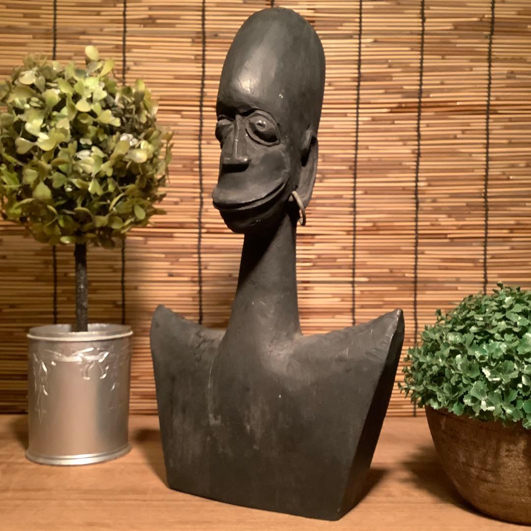 16世紀・エチオピア少数民族「魔除礼拝木彫像」除霊・精霊・生霊・アミニズム・木彫