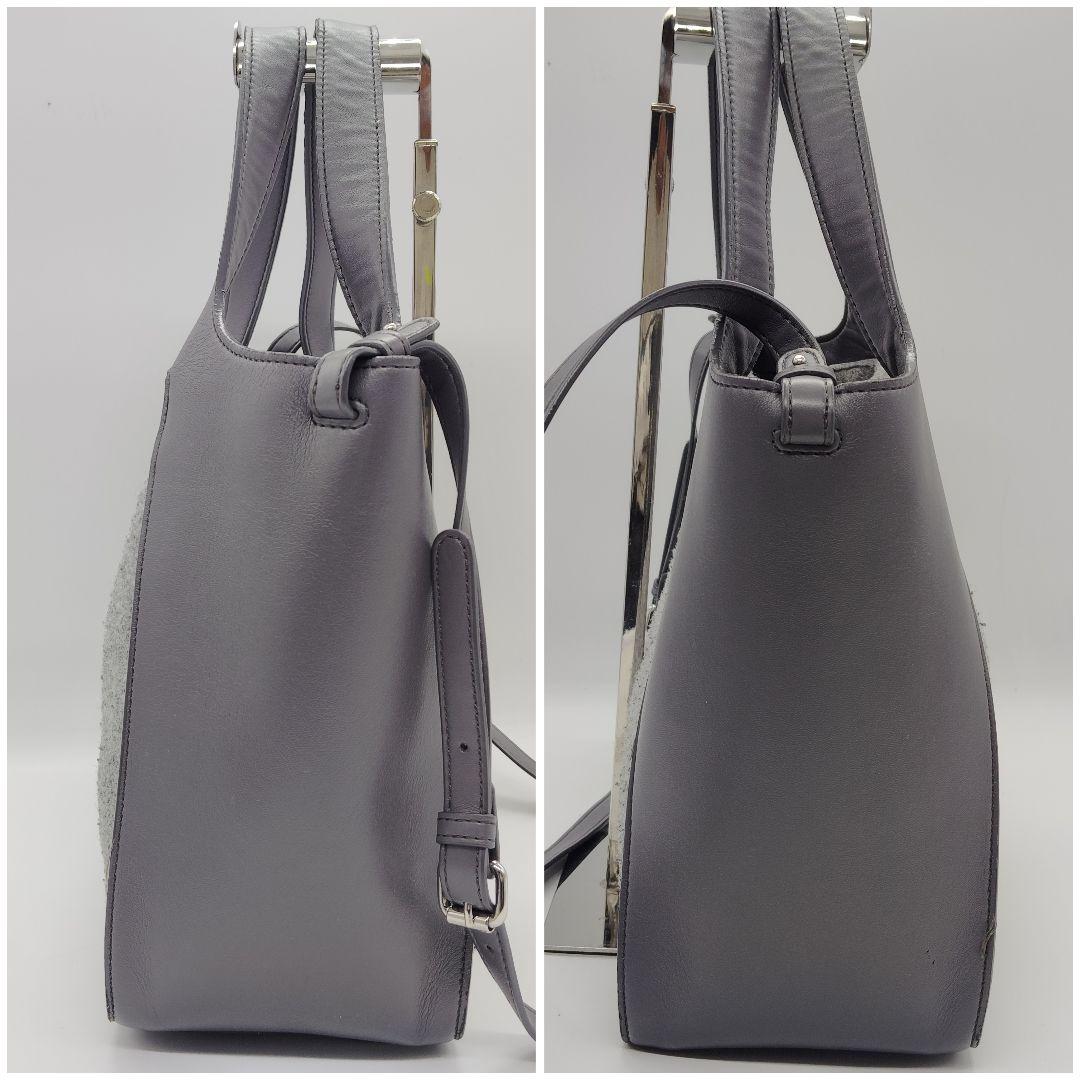 美品 ステラマッカートニー サークルロゴ 2way ショルダー フェルト