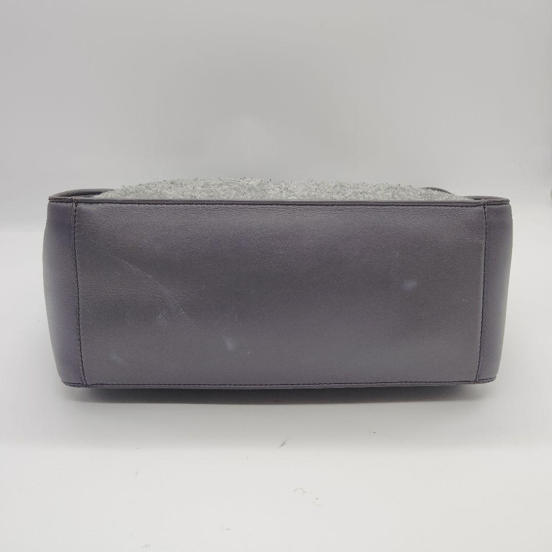 美品 ステラマッカートニー サークルロゴ 2way ショルダー フェルト