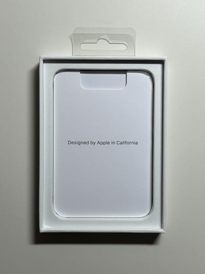 【美品】純正 MagSafe対応 iPhone レザーウォレット・ミッドナイトA