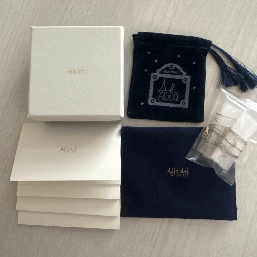 【証明書あり】AHKAH アーカーAh Paris ピアス＋ネックレスセット