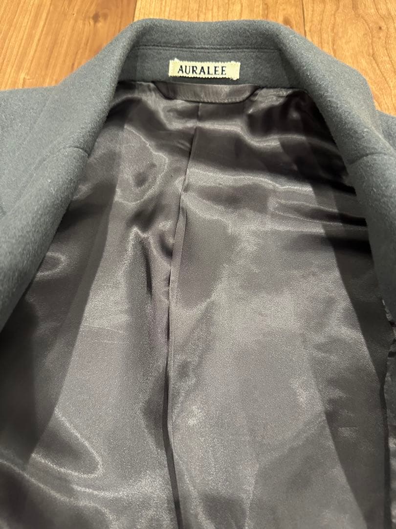 AURALEE グレー チェスターコート レディース
