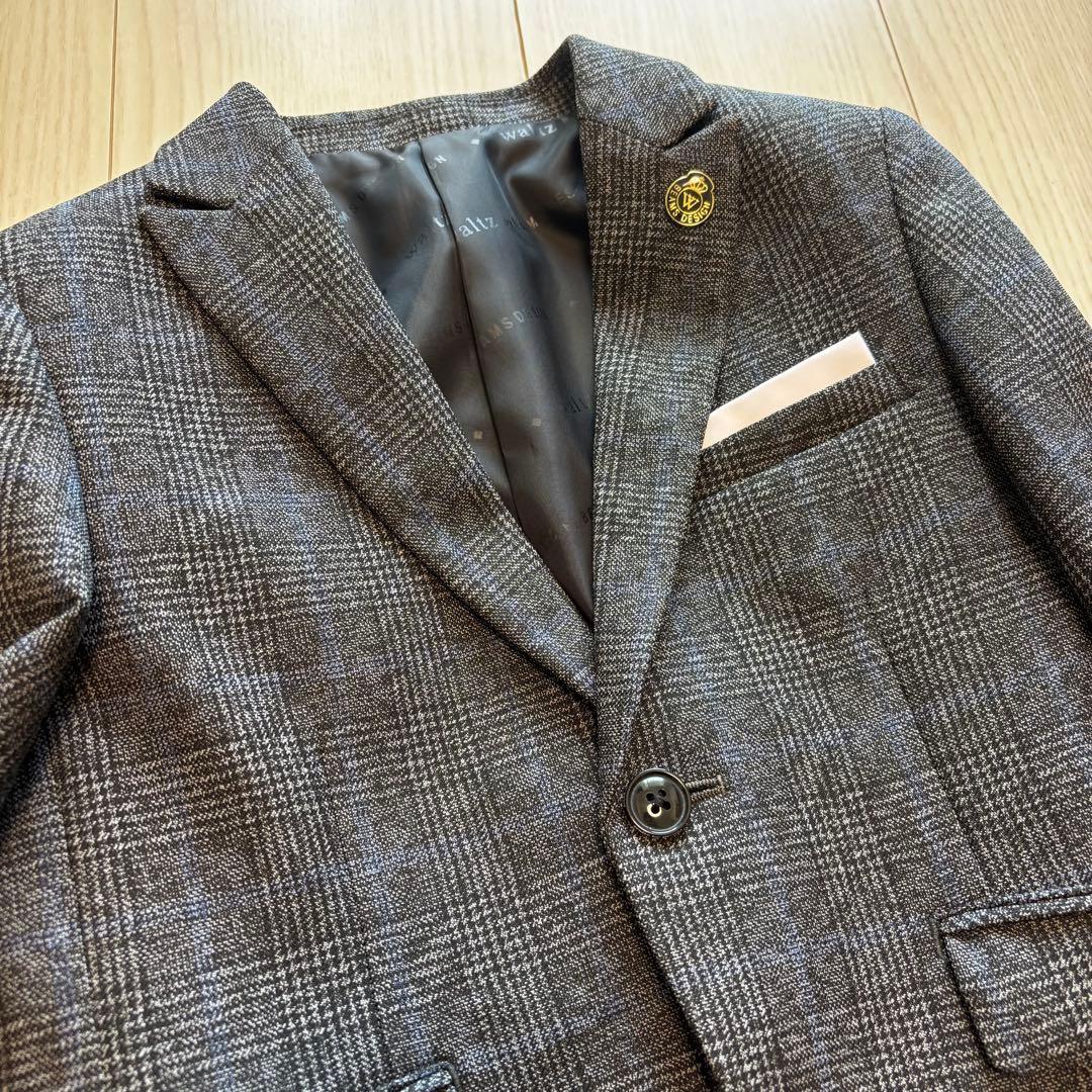 【120cm】ハンガー付 waltz×BEAMSフォーマルスーツ ダークグレー