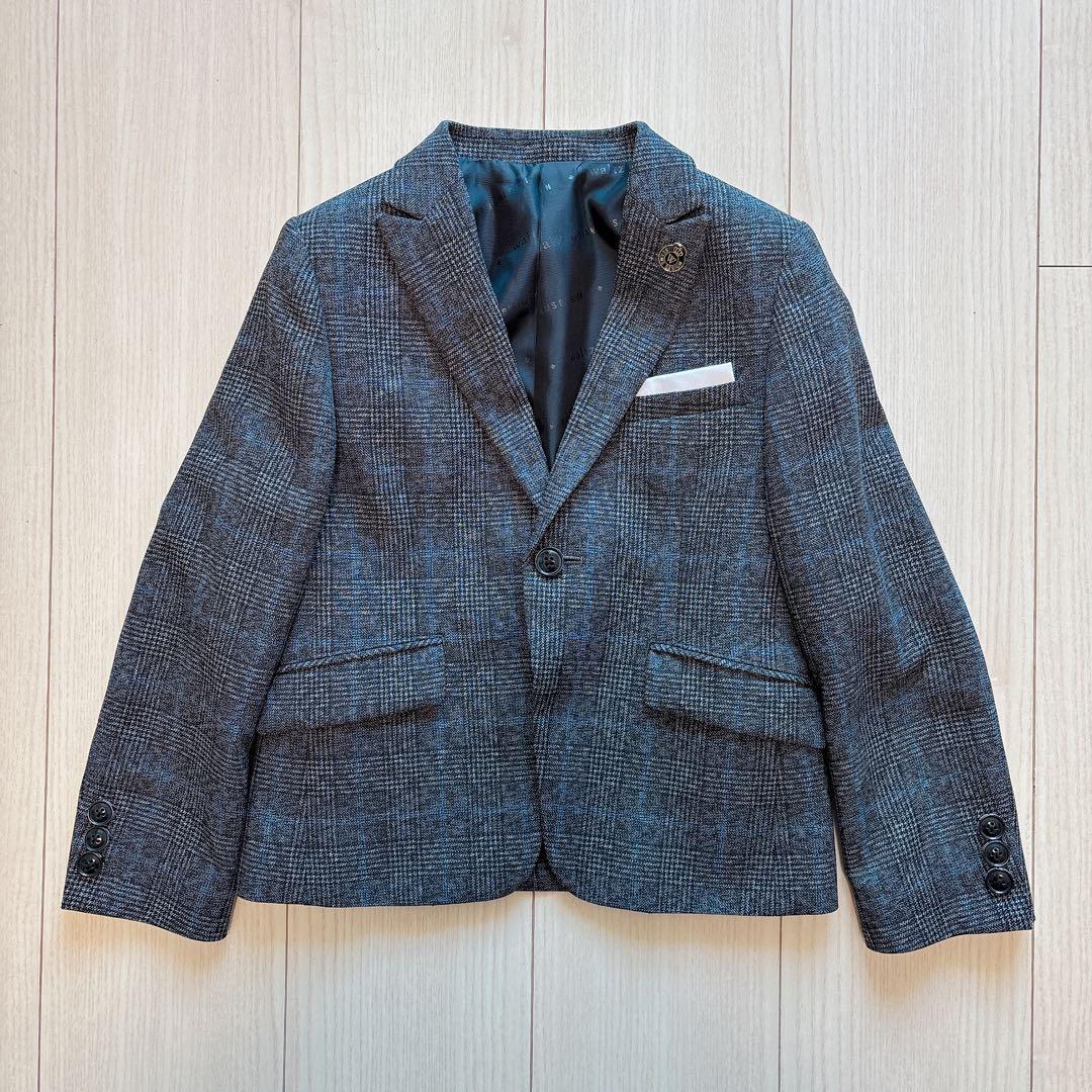 【120cm】ハンガー付 waltz×BEAMSフォーマルスーツ ダークグレー