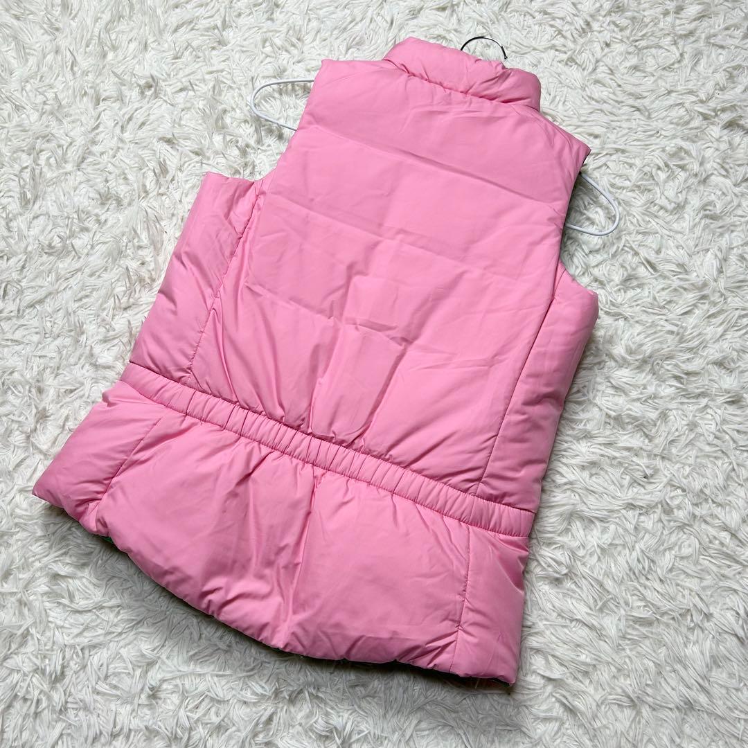 未使用級 ラルフローレン ダウンジャケット ベスト 緑 ピンク リバーシブル M