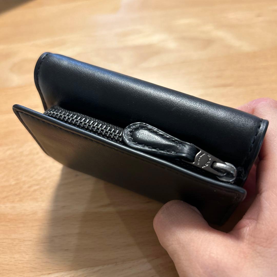 COACH アウトレットブラック 三つ折り財布