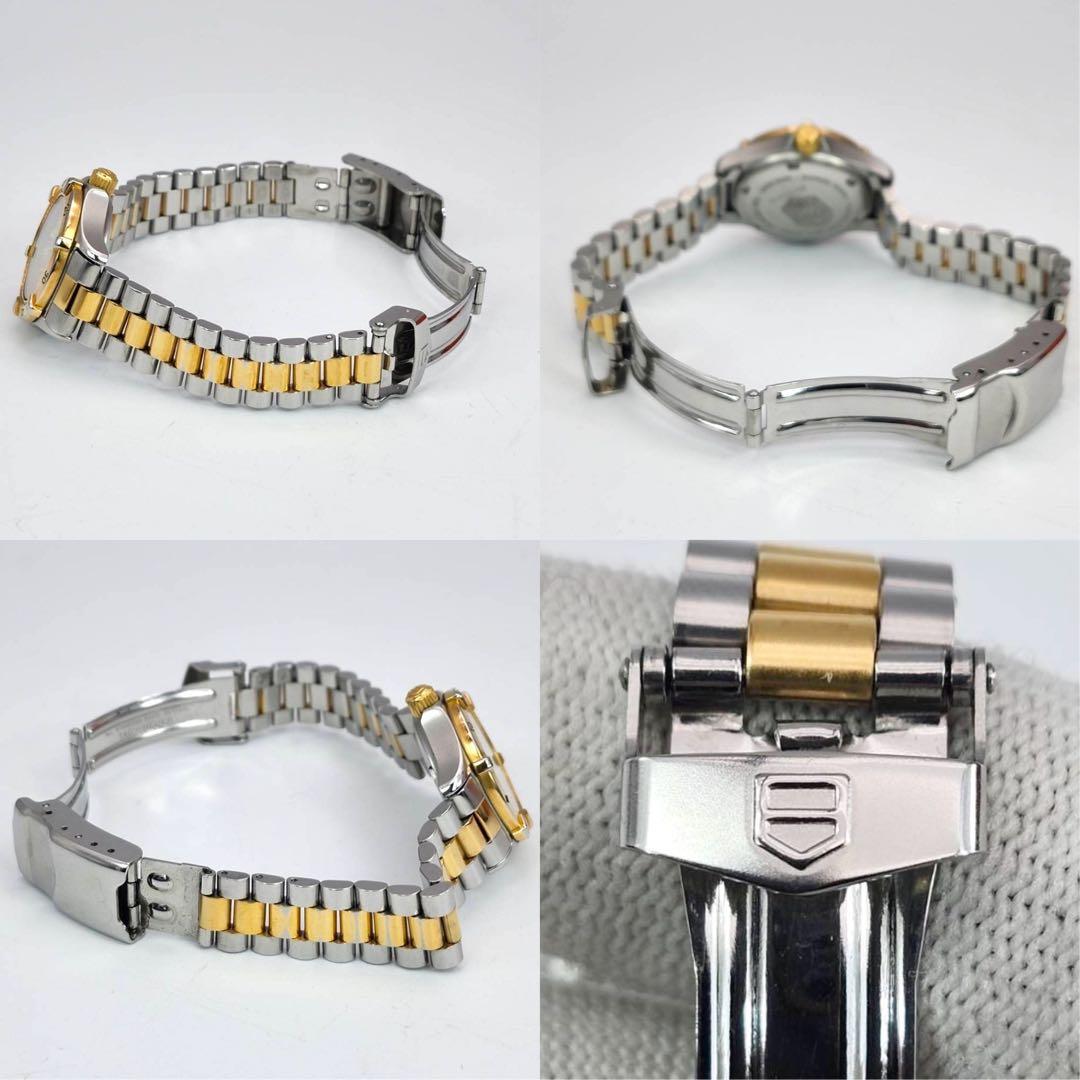 美品✨　タグホイヤー　WE1420 金文字盤　ユニセックス　クォーツ　デイト