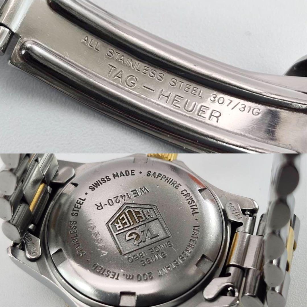 美品✨　タグホイヤー　WE1420 金文字盤　ユニセックス　クォーツ　デイト